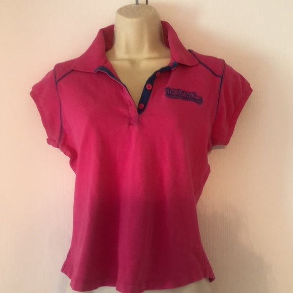 U.S. Polo Assn. Tops - Woman’s pink Y2k U.S Polo collar tee shirt shirt